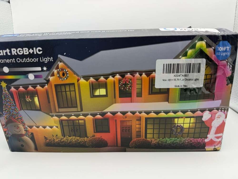 Smart RGBIC Permanent Outdoor Light 100FT Christmas Lights